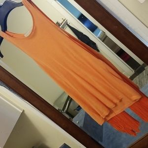 Stella McCartney orange fringe top